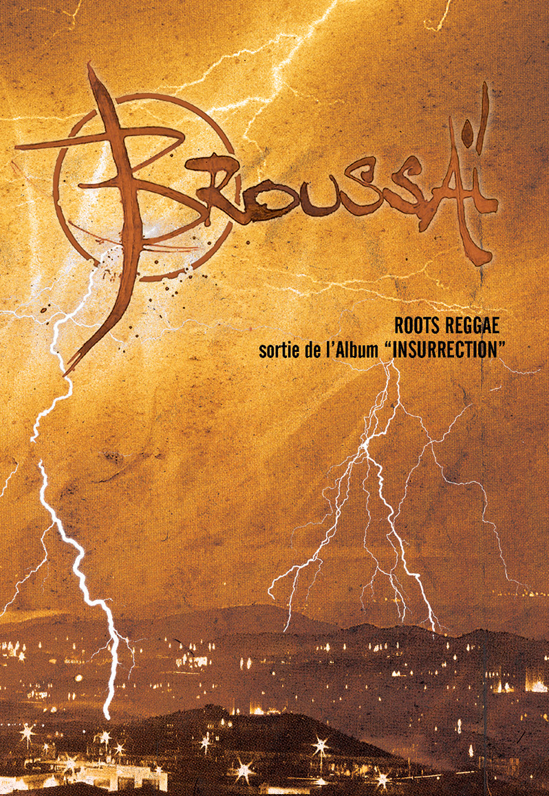 Campagne d'album Broussai Insurrection Flyer - Emmanuel Cloix