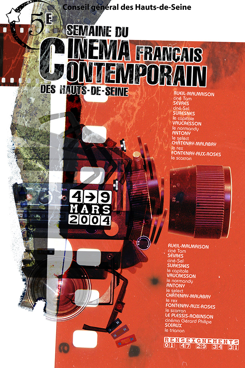 Poster Semaine du Cinéma Contemporain - Emmanuel Cloix