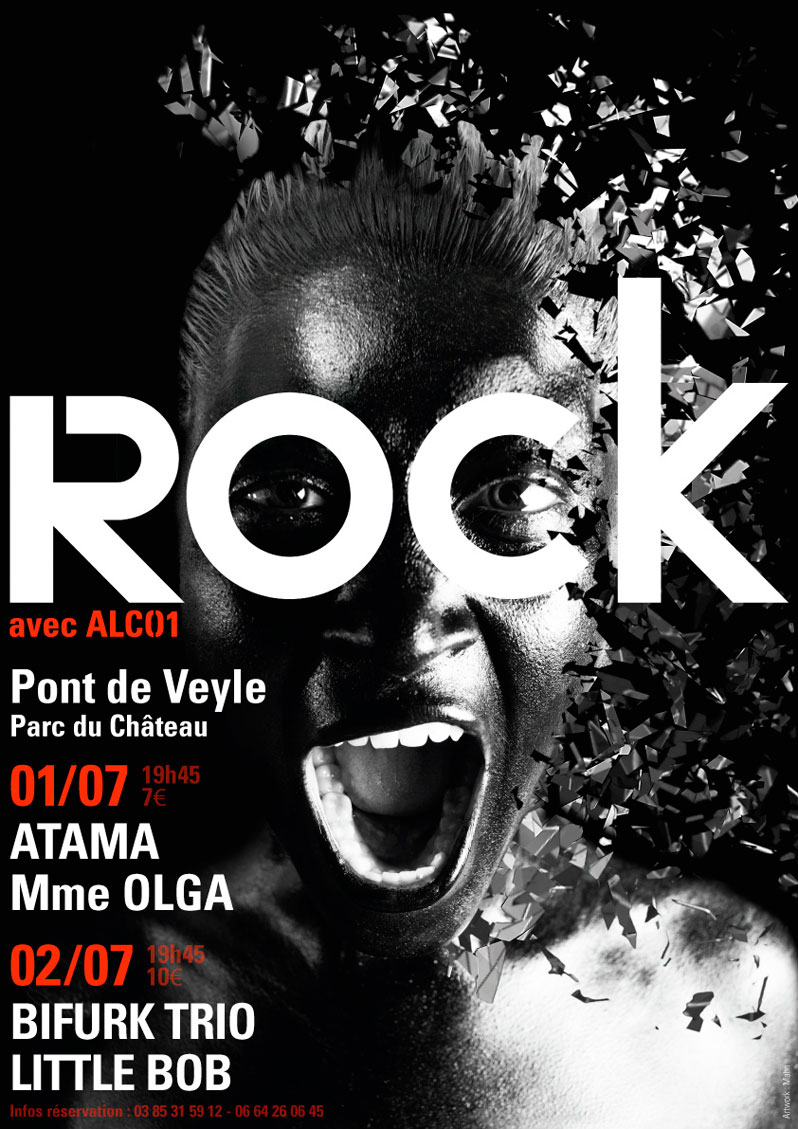 Rock Festival Poster - Emmanuel Cloix